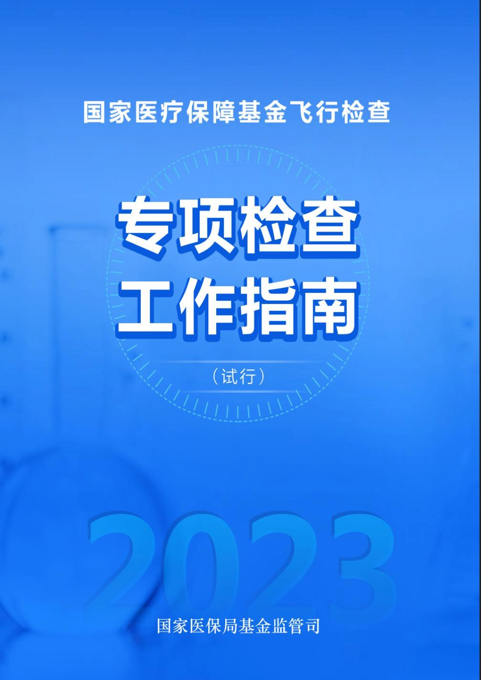 2023年国家医疗保障基金飞行检查专项检查工作指南_第1页