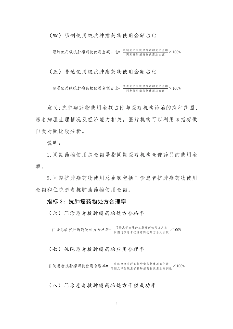 抗肿瘤药物临床合理应用管理指标2021年版_第3页