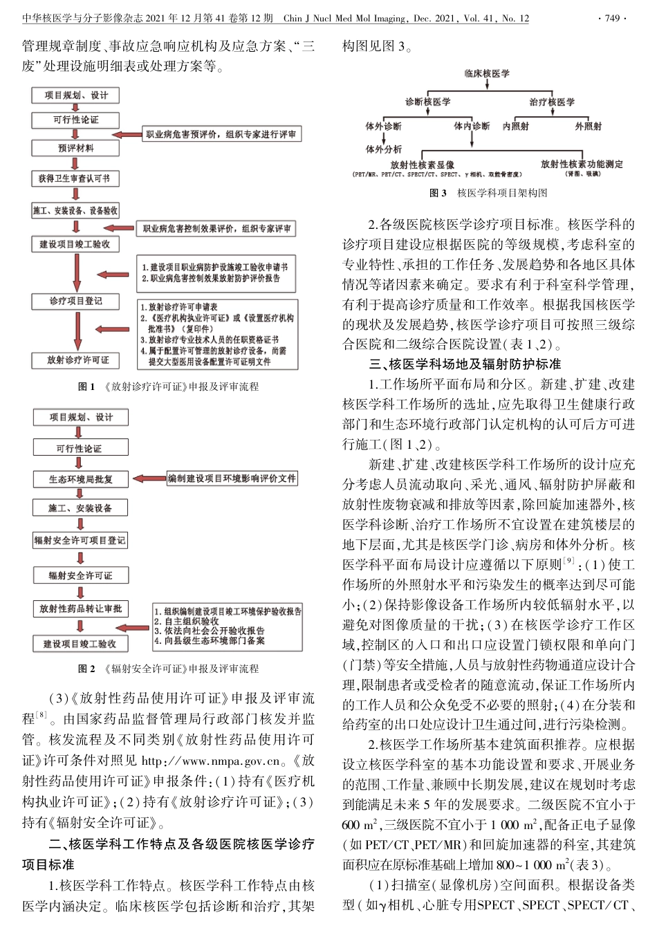 核医学科建设与管理指导意见（２０２１ 版）_第2页