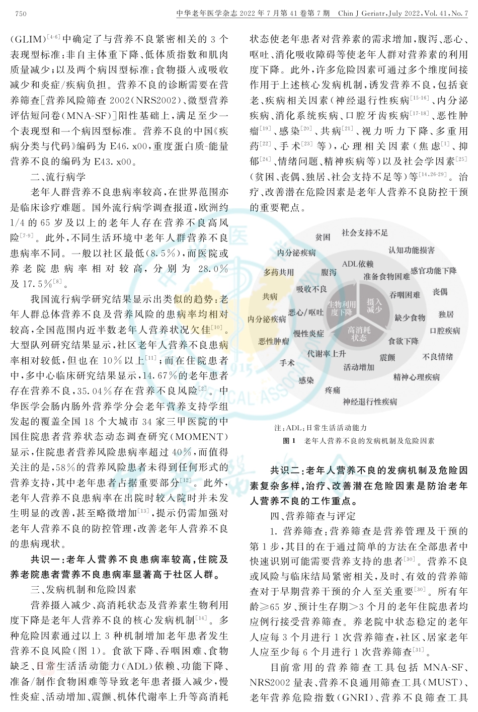 老年人营养不良防控干预中国专家共识2022_第2页