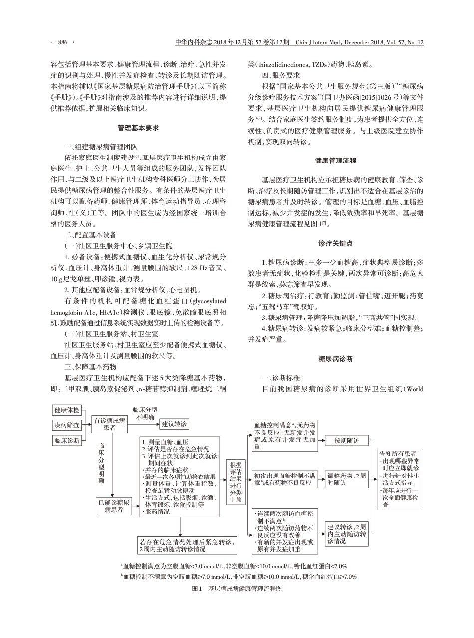 国家基层糖尿病防治管理指南（2018）_第2页