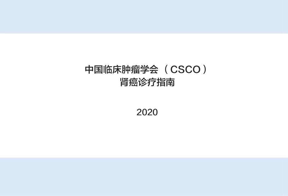 中国临床肿瘤学会肾癌诊疗指南2020_第3页