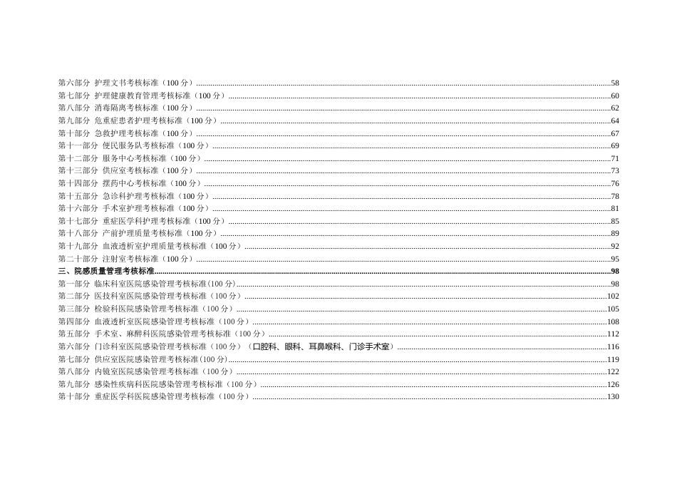 医院医疗质量管理考核标准(各科室全).docx_第2页