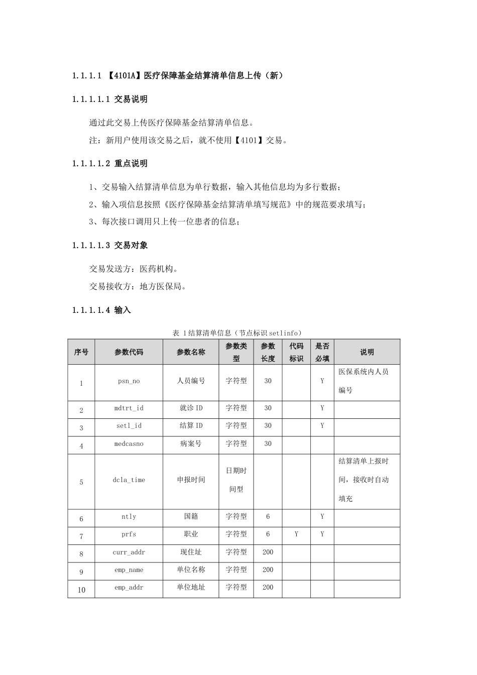 【4101A】医疗保障基金结算清单信息上传（新）.docx_第1页