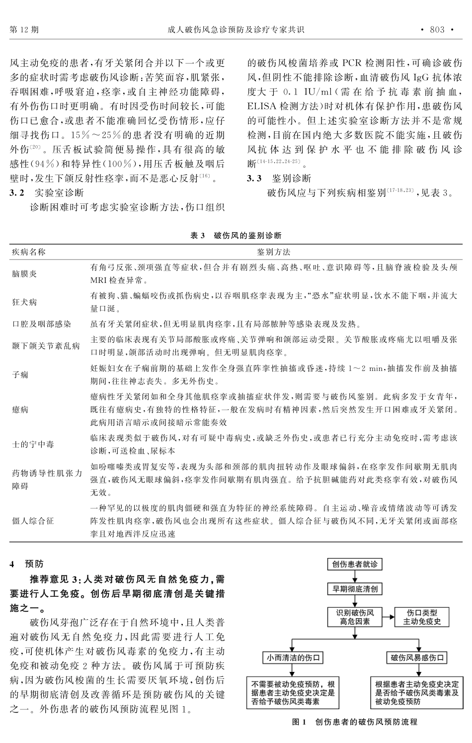 成人破伤风急诊预防及诊疗专家共识.pdf_第3页