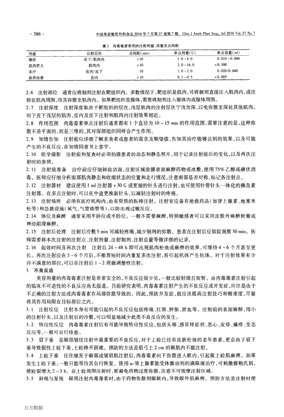 A型肉毒毒素在整形外科中的临床应用指南_第2页