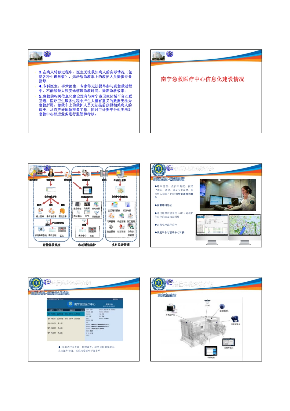 院前急救构成的三大要素院前急救信息化建设概况_第3页