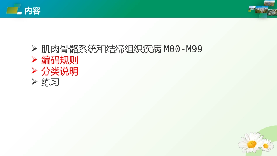 肌肉骨骼系统和结缔组织疾病ICD编码_第2页