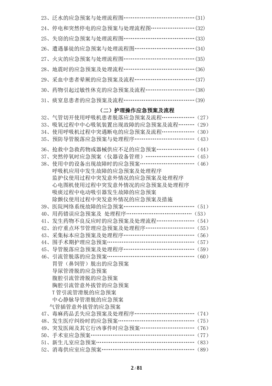 护理应急预案_第2页