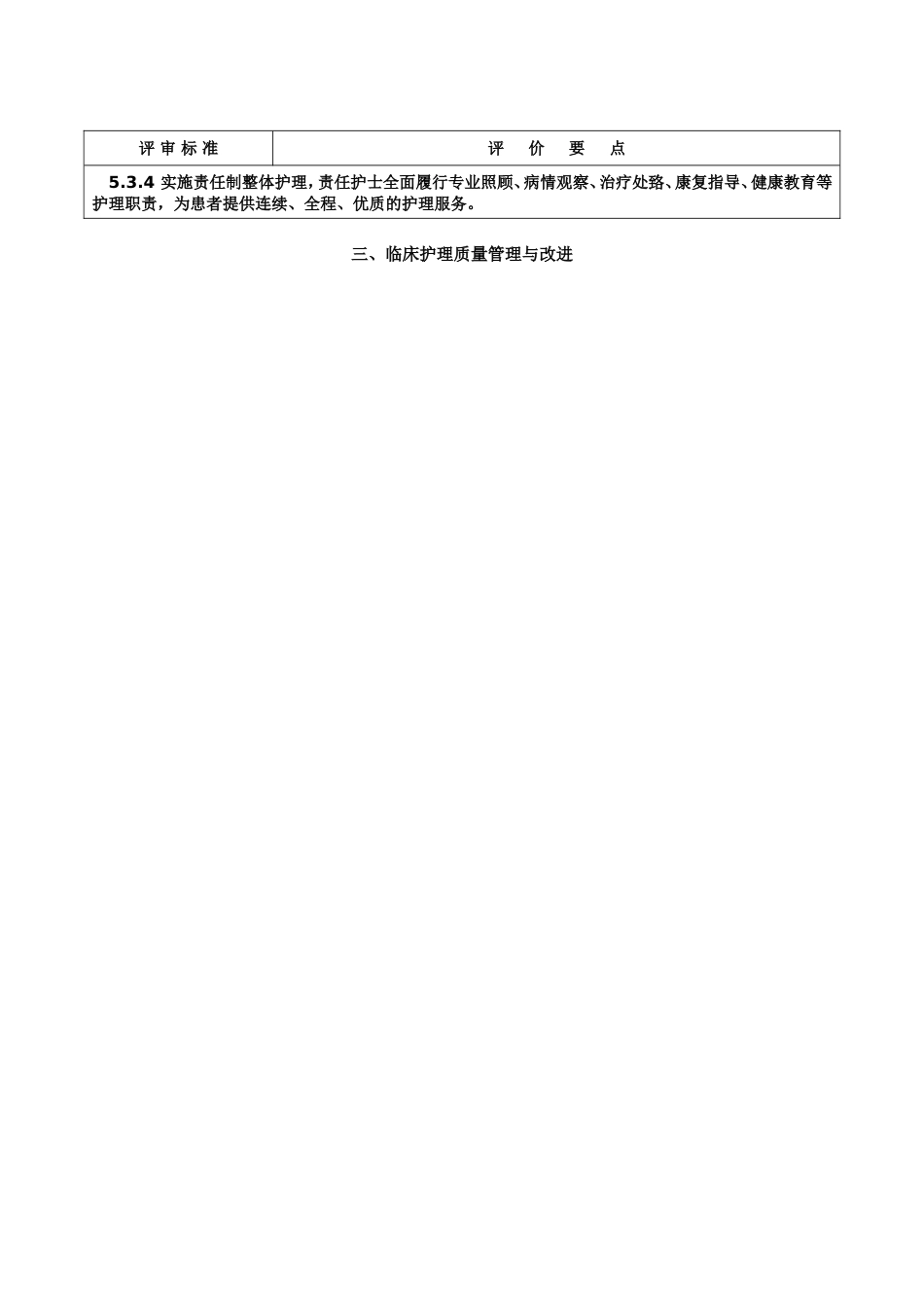 二甲医院复审-临床护理质量管理与改进目录_第3页