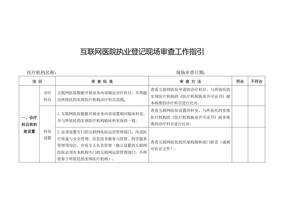 互联网医院执业登记现场审查工作实操指引.pdf_第1页