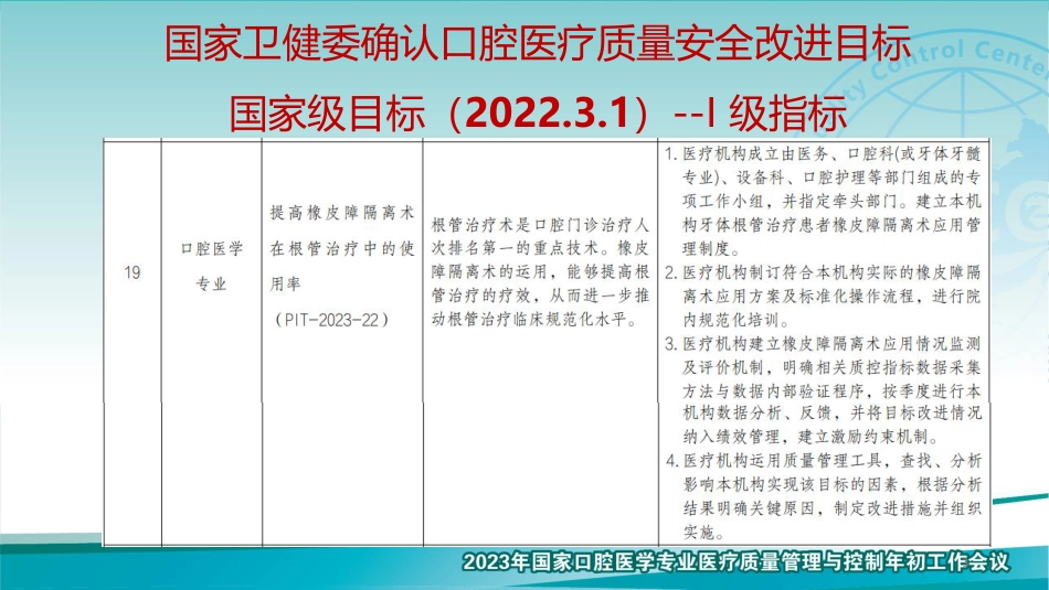 解读“2023年口腔医疗质量安全改进目标”_第3页