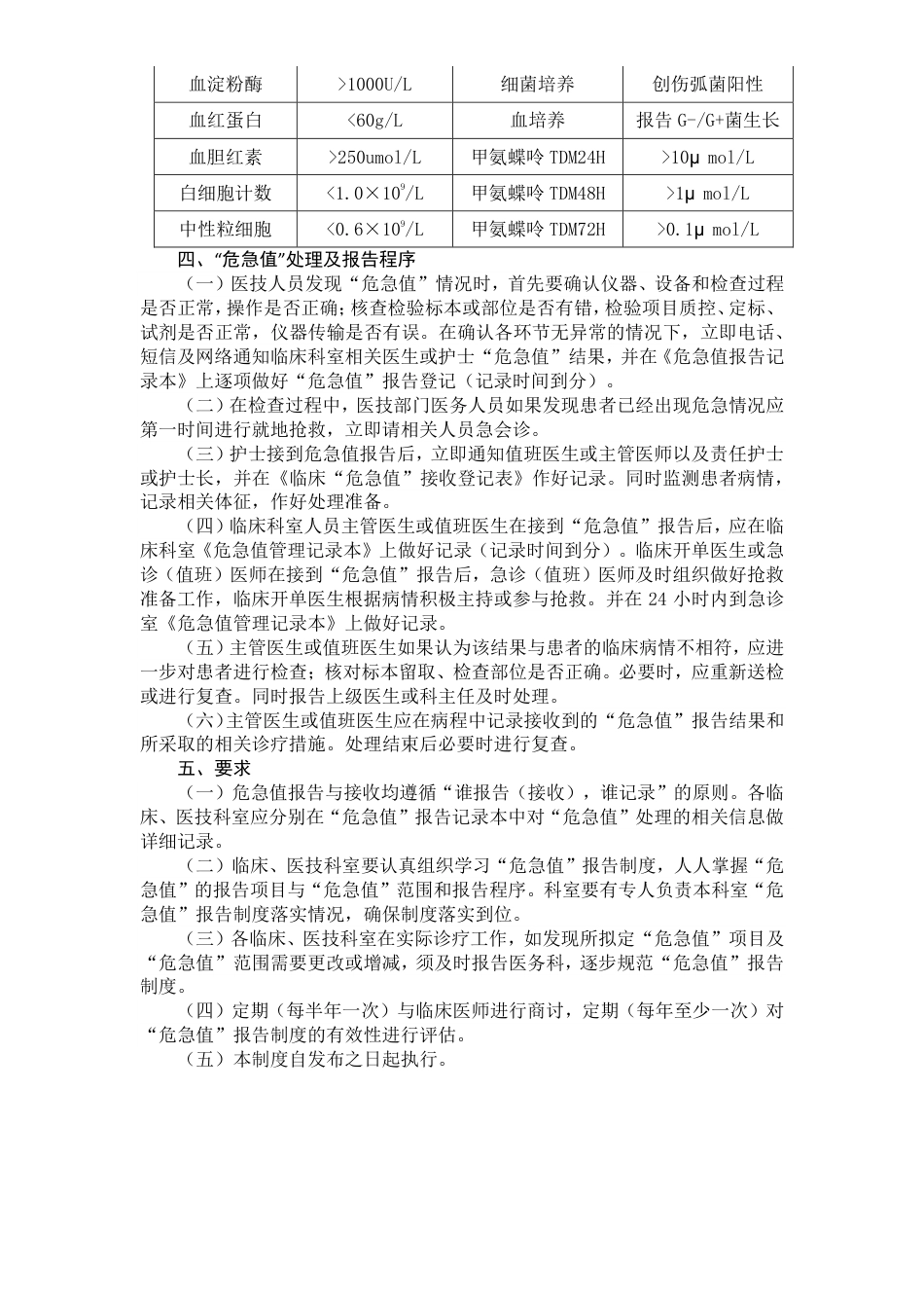 肿瘤医院“危急值”报告制度.pdf_第3页