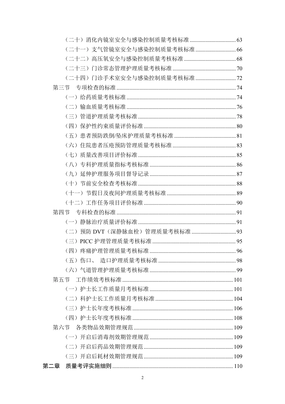 三甲医院护理质量考核标准_第3页