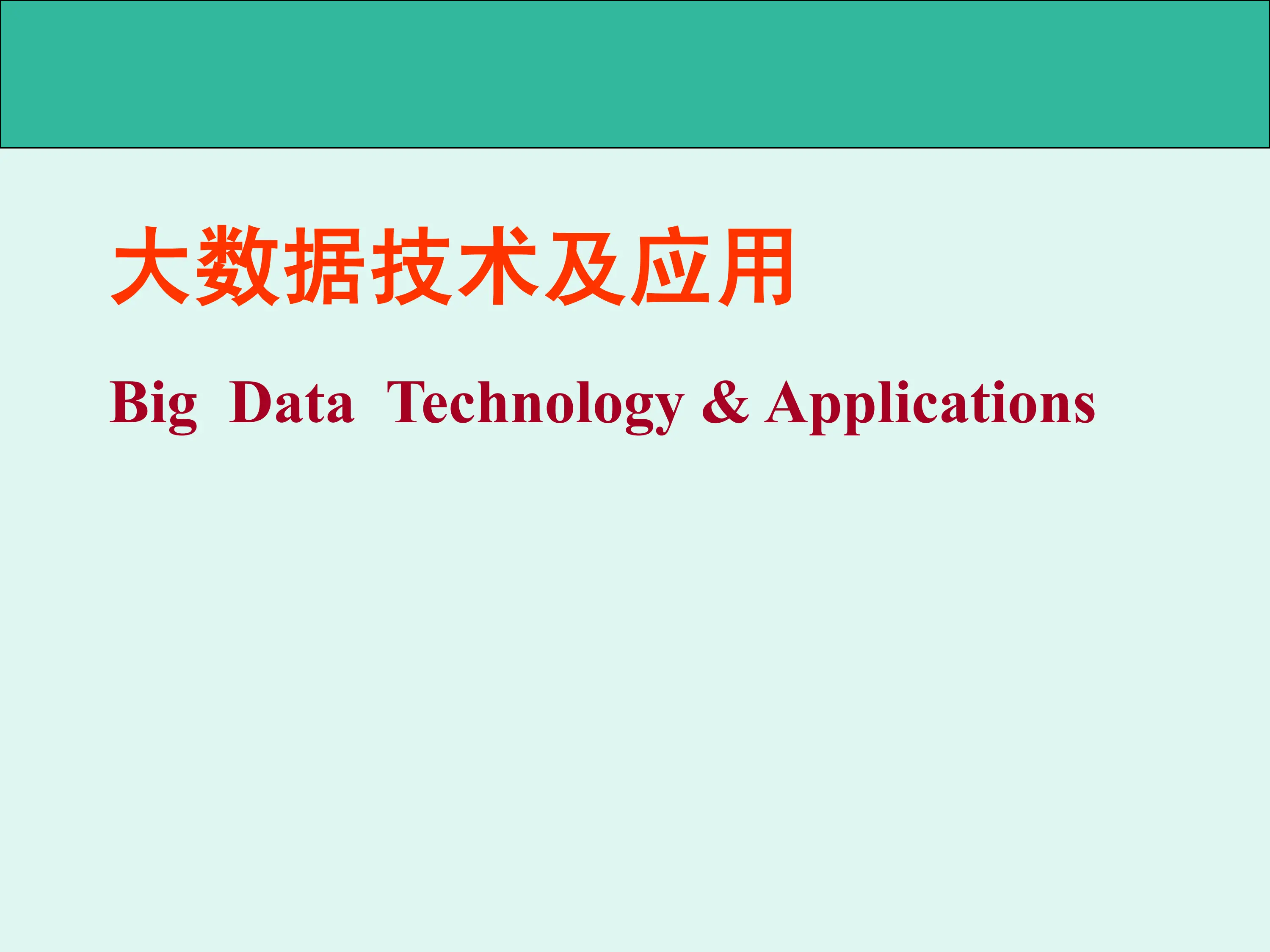 大数据技术及应用.pdf_第1页