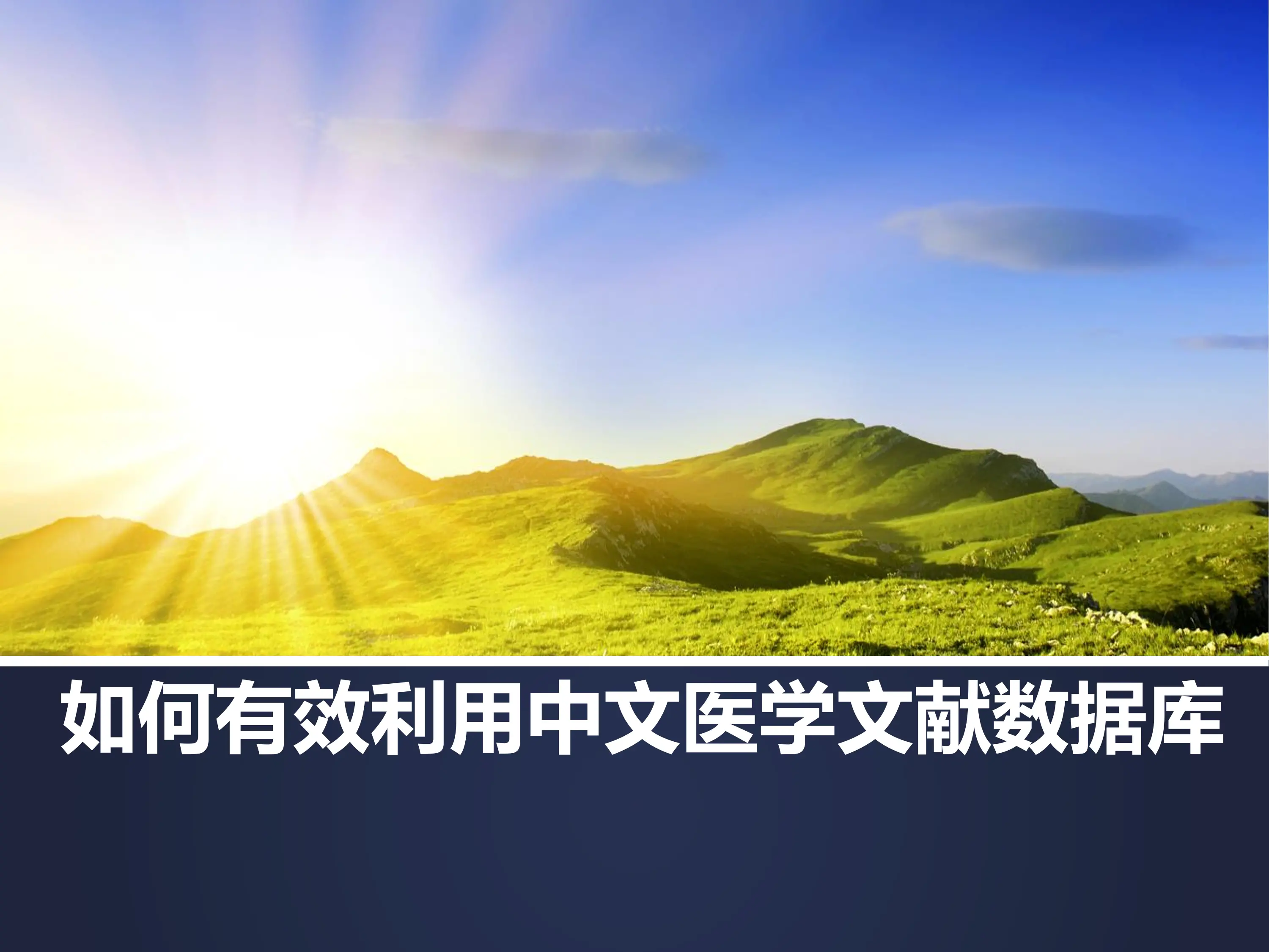 如何有效利用中文医学文献数据库.pdf_第1页