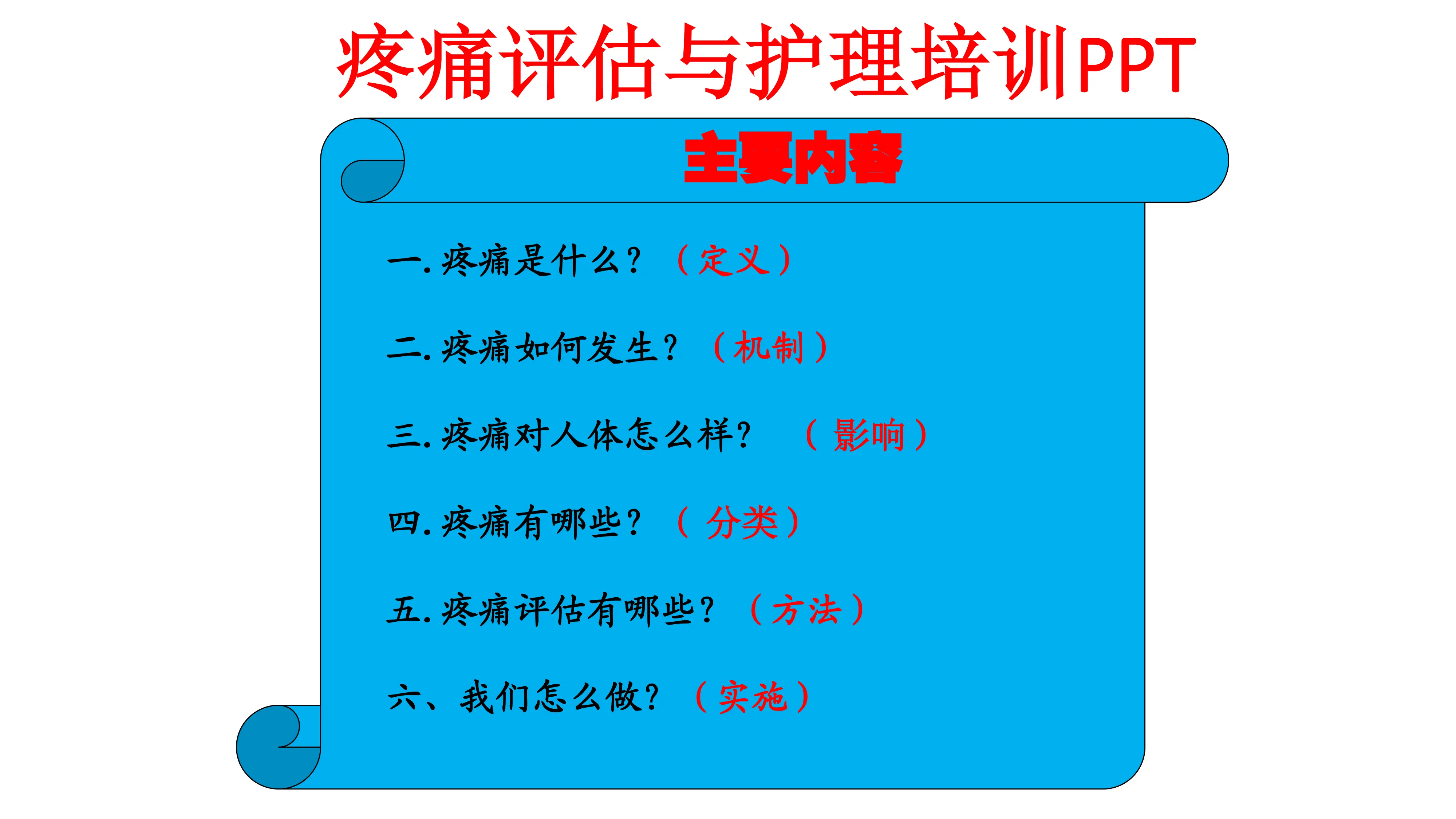 医院疼痛科护理人员培训课件之疼痛评估与护理培训_第1页