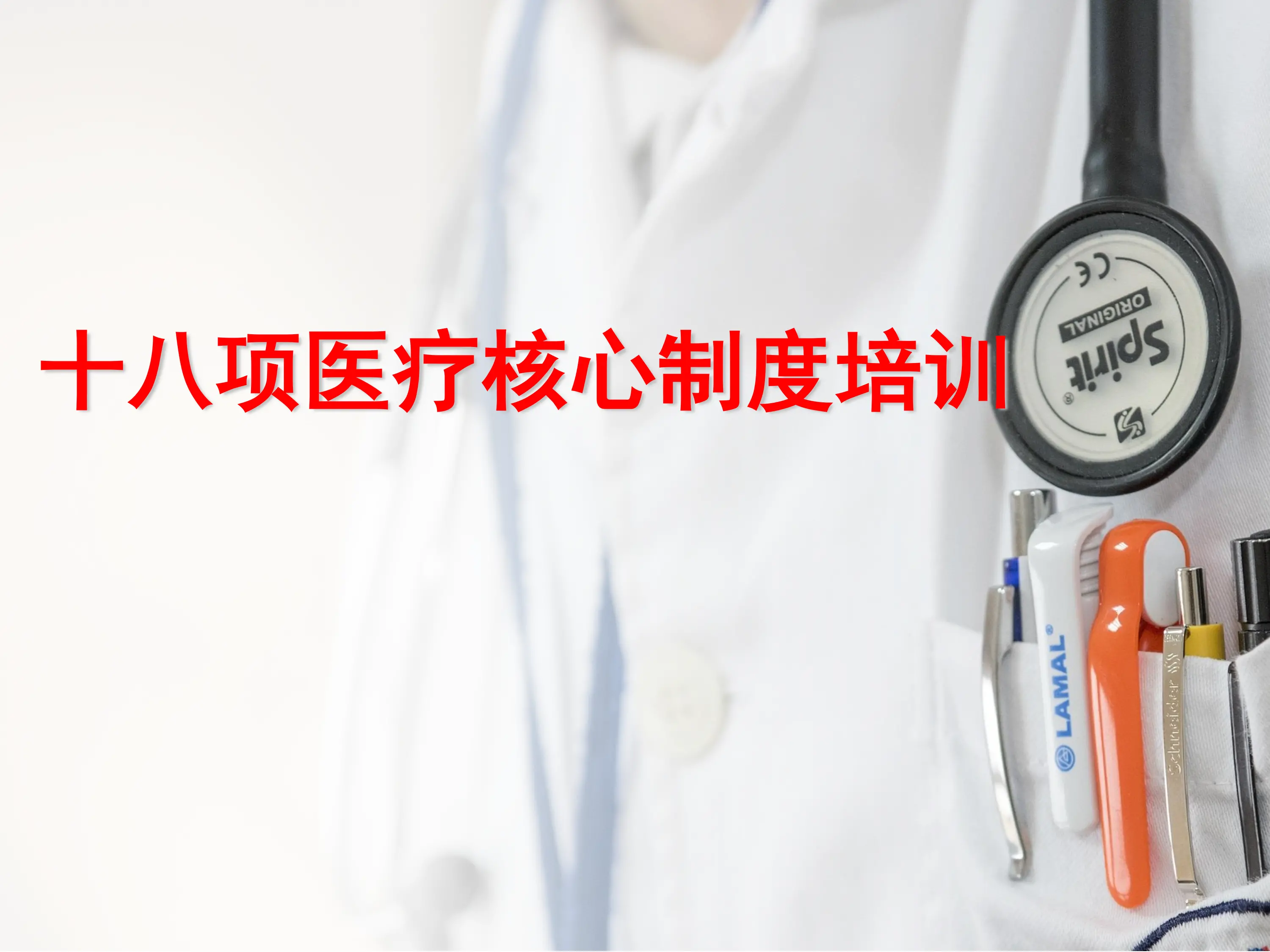 十八项医疗核心制度培训(新版) 169页_第1页