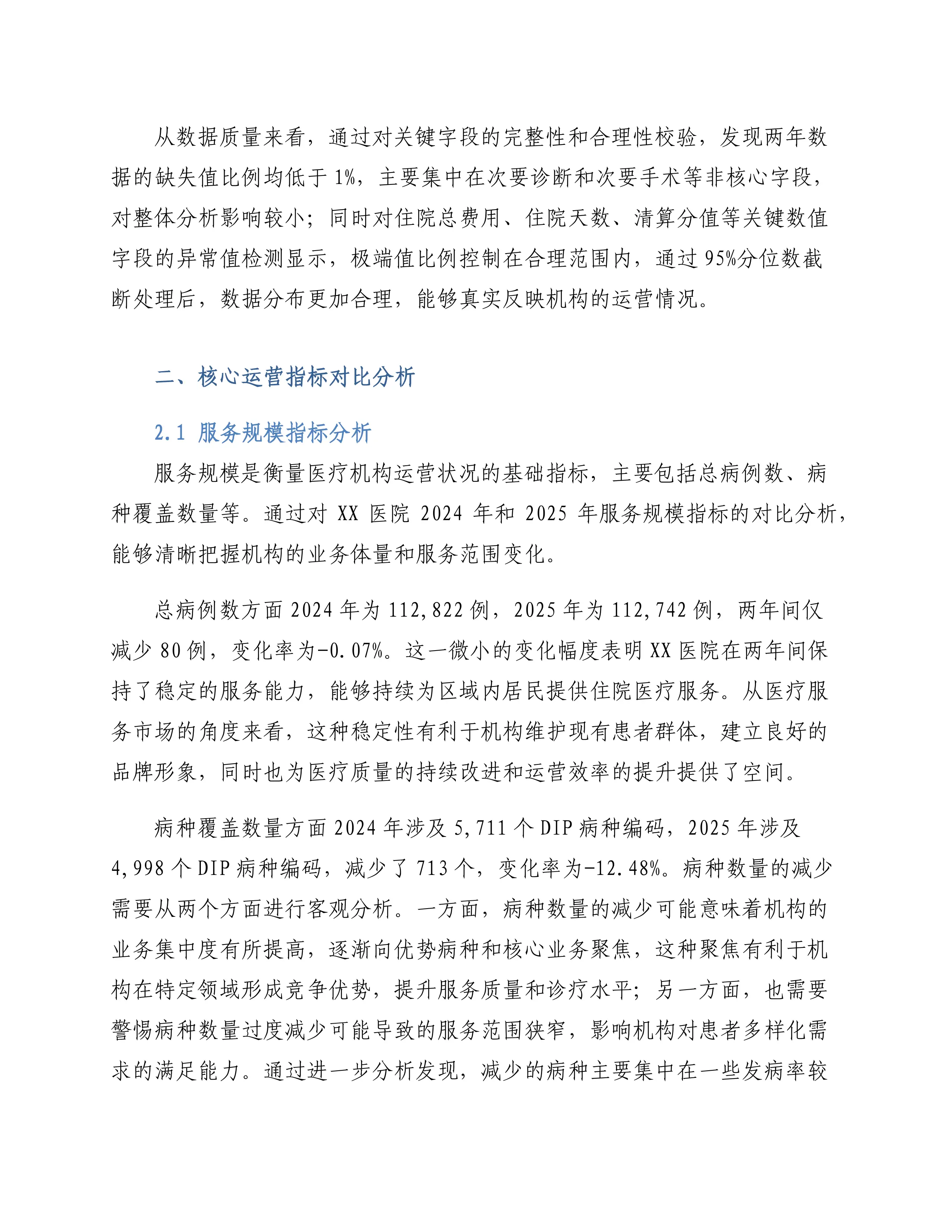 XX医院2024-2025年DIP清算明细详细分析报告.pdf_第2页